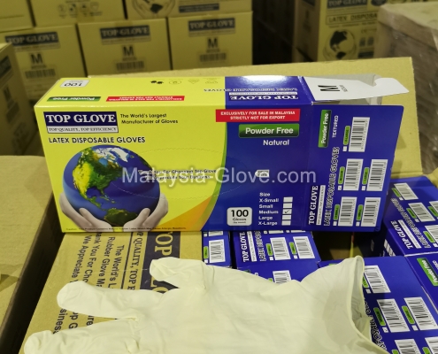 Top Glove Latex Powder Free ready stock malaysia