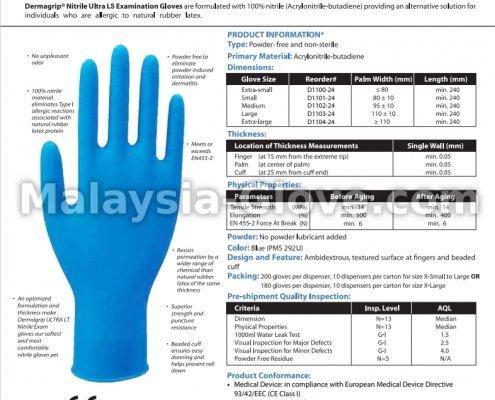 WRP Nitrile Glove FDA CE Ready Stock